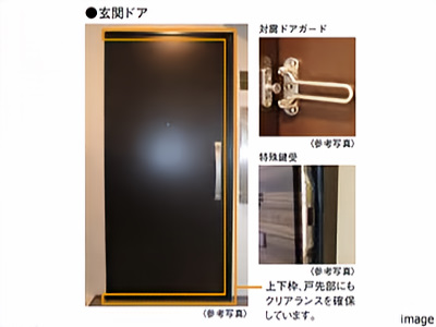 対震玄関ドア｜ザ・パークハウス三田タワー